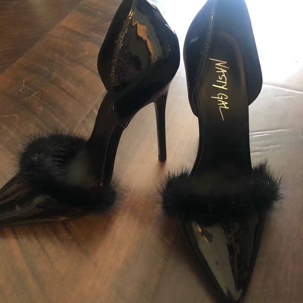 Nasty Gal Fur Heels